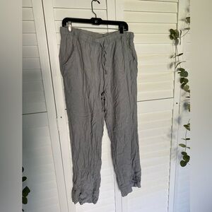 Linen flowy pants